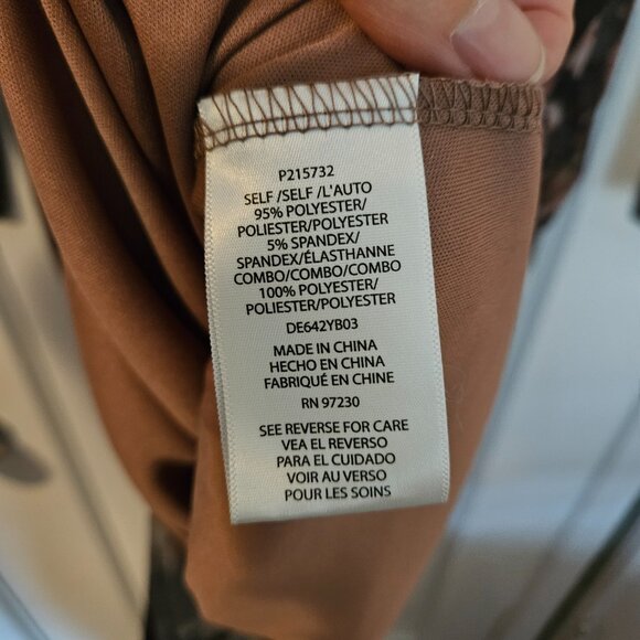 NWOT Almost Famous Large Antique Renaissance Rose Fitted Mesh Maxi Dress - Picture 6 of 6